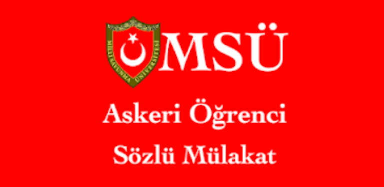 MSÜ mülakat soruları 2025